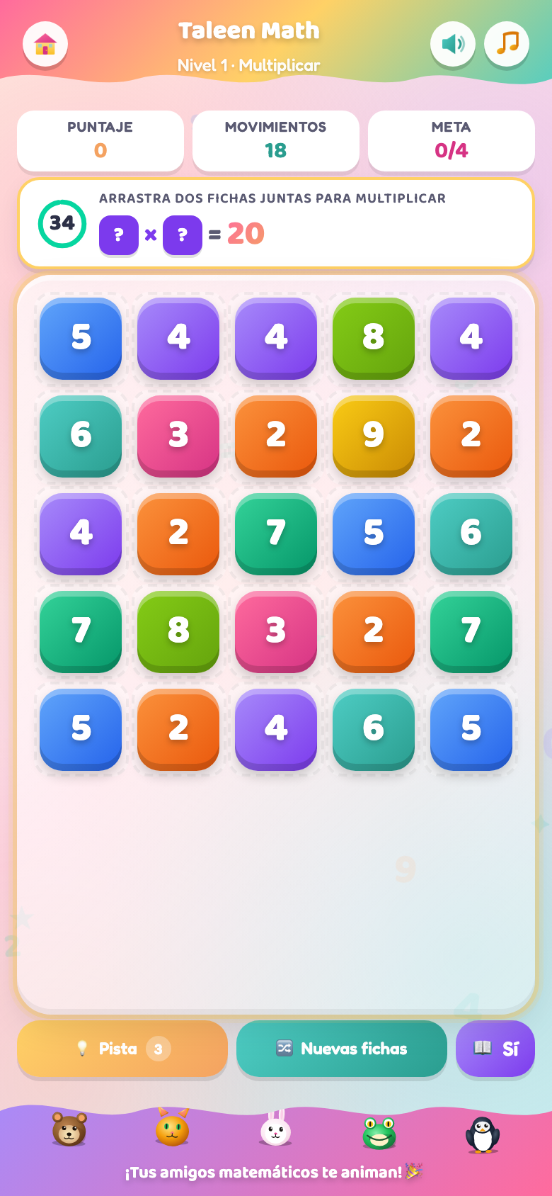 Multiplicar (9-10)
