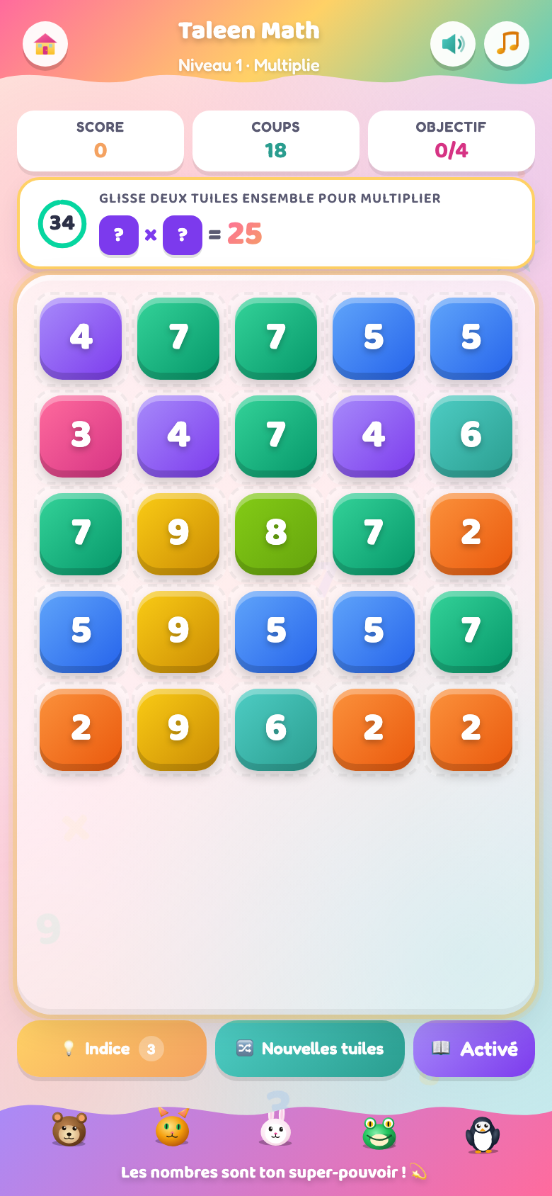 Multiplication (9-10 ans)