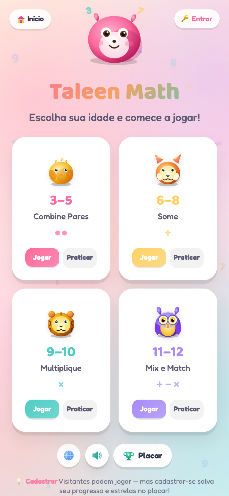 Tela Inicial
